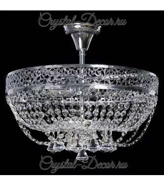 Люстра хрустальная Версаль с подвесом 058 на 3 лампы